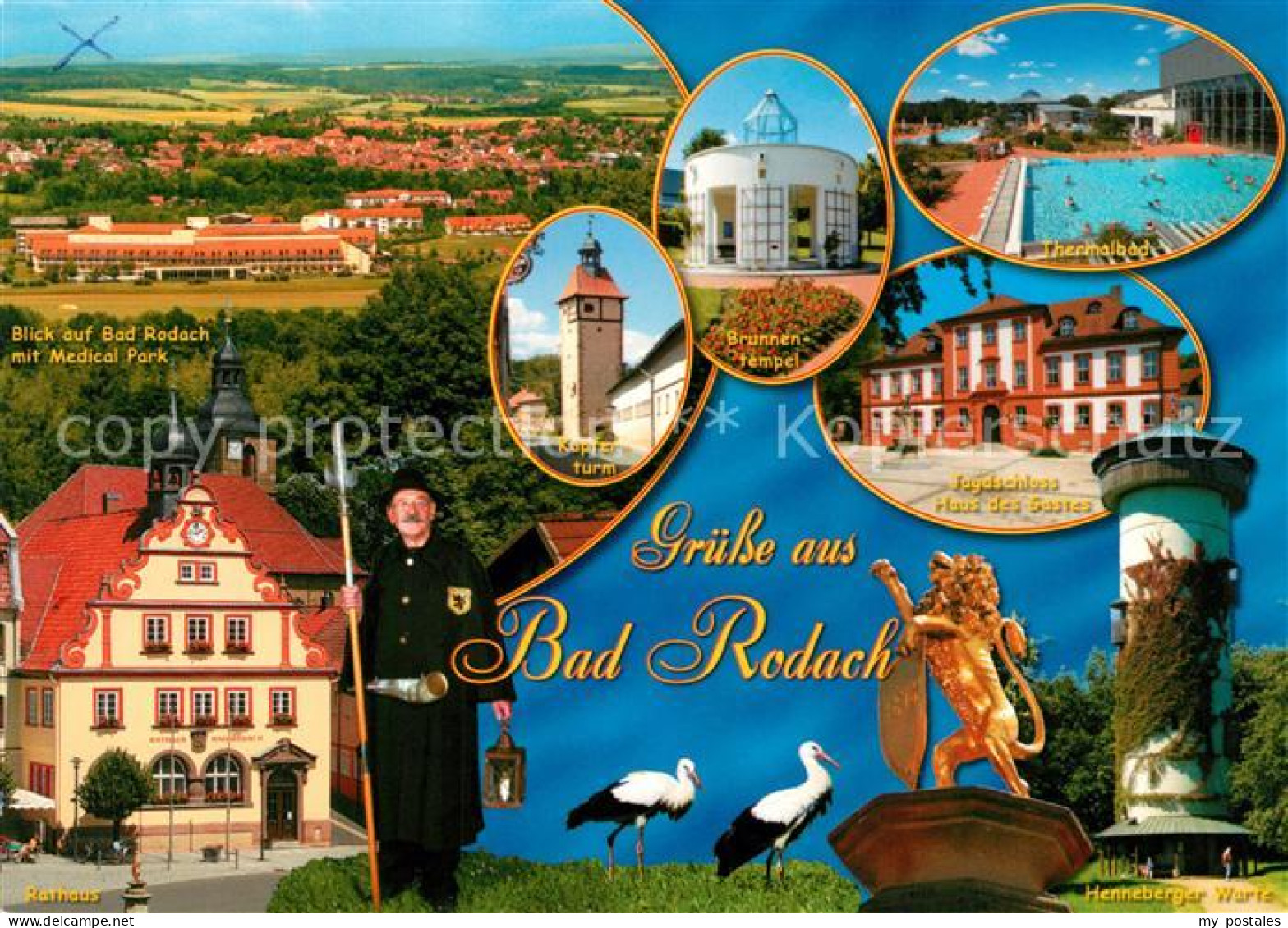 Rodach Bad Schwimmbad Rathaus Stoerche