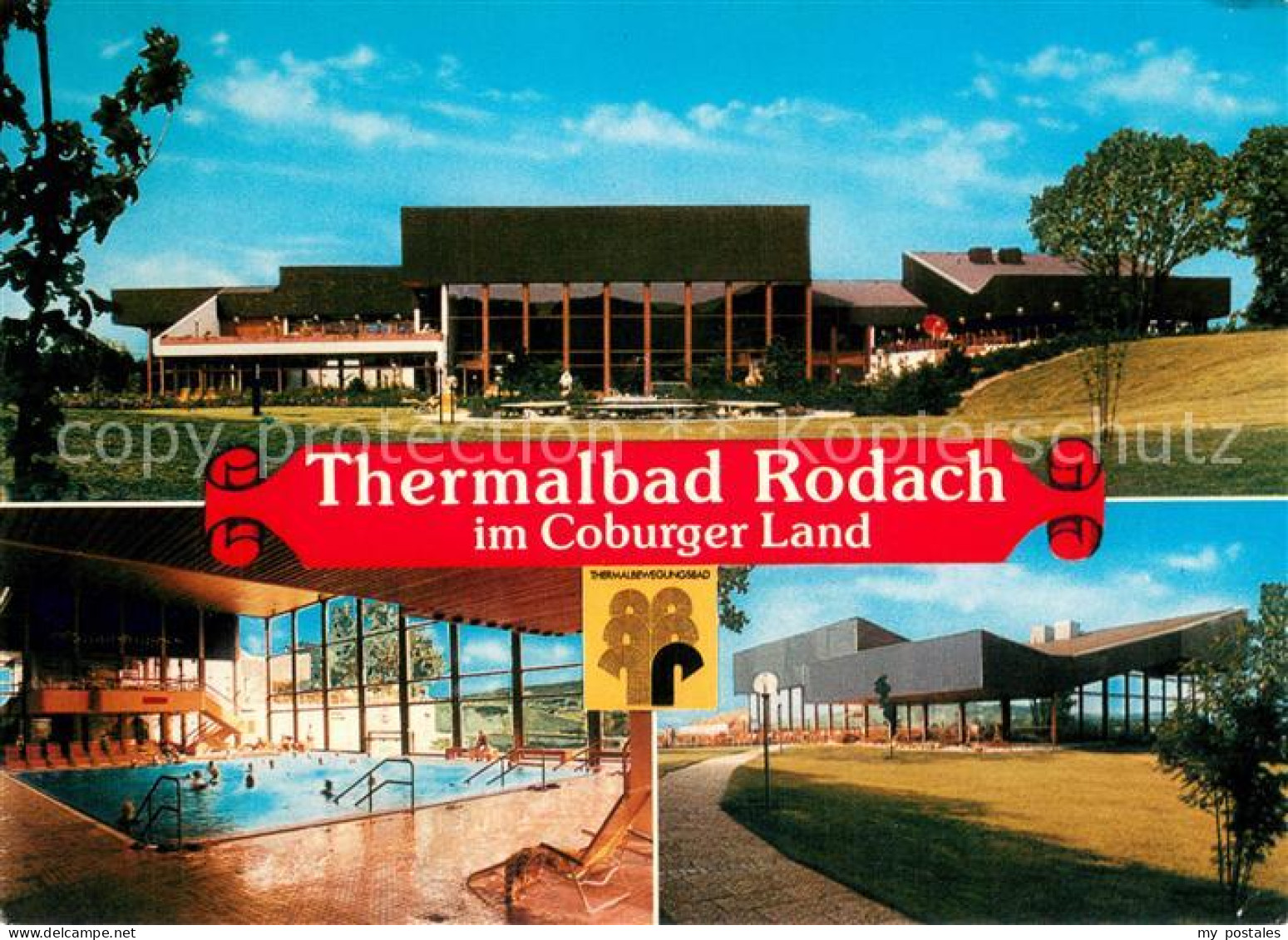 Rodach Bad Thermalbad Rodach Innen- und Aussenansicht