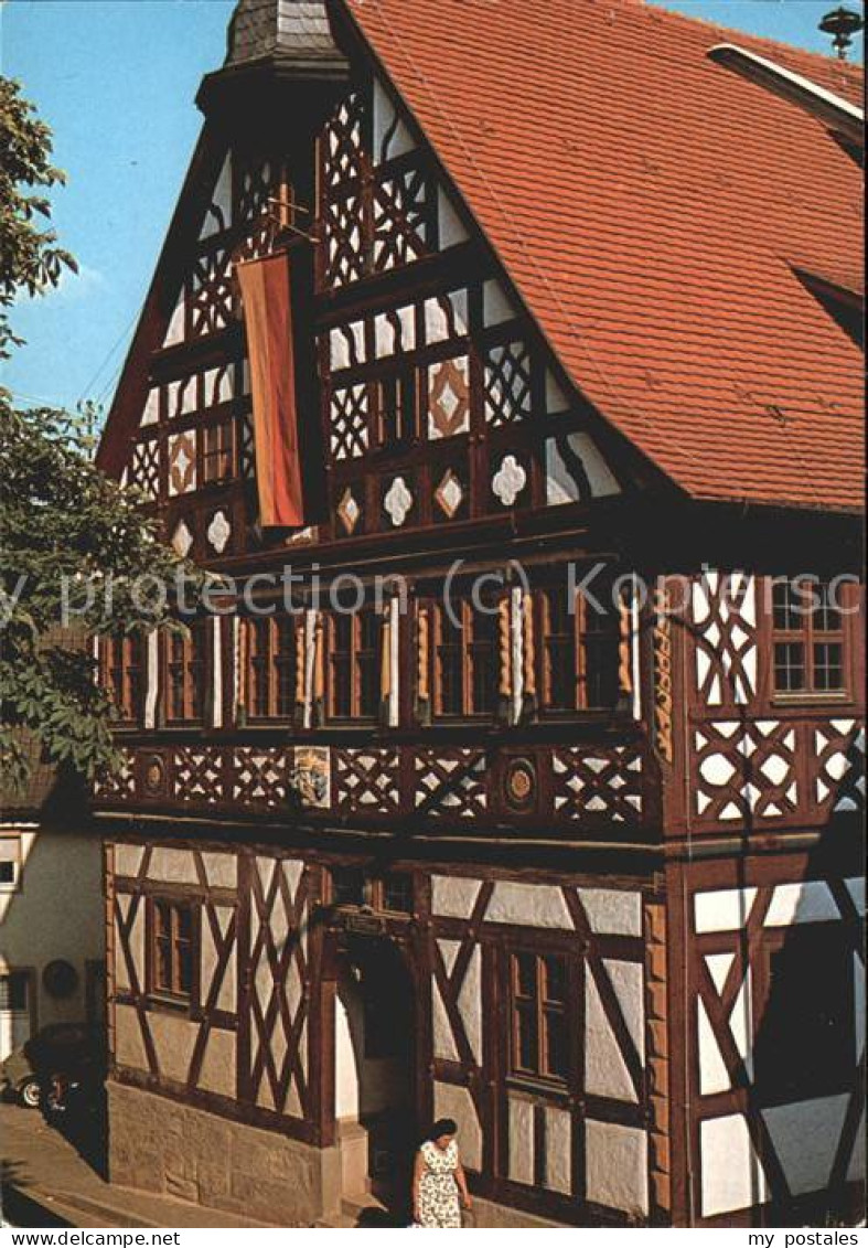 Rodach Coburg Fachwerk-Rathaus