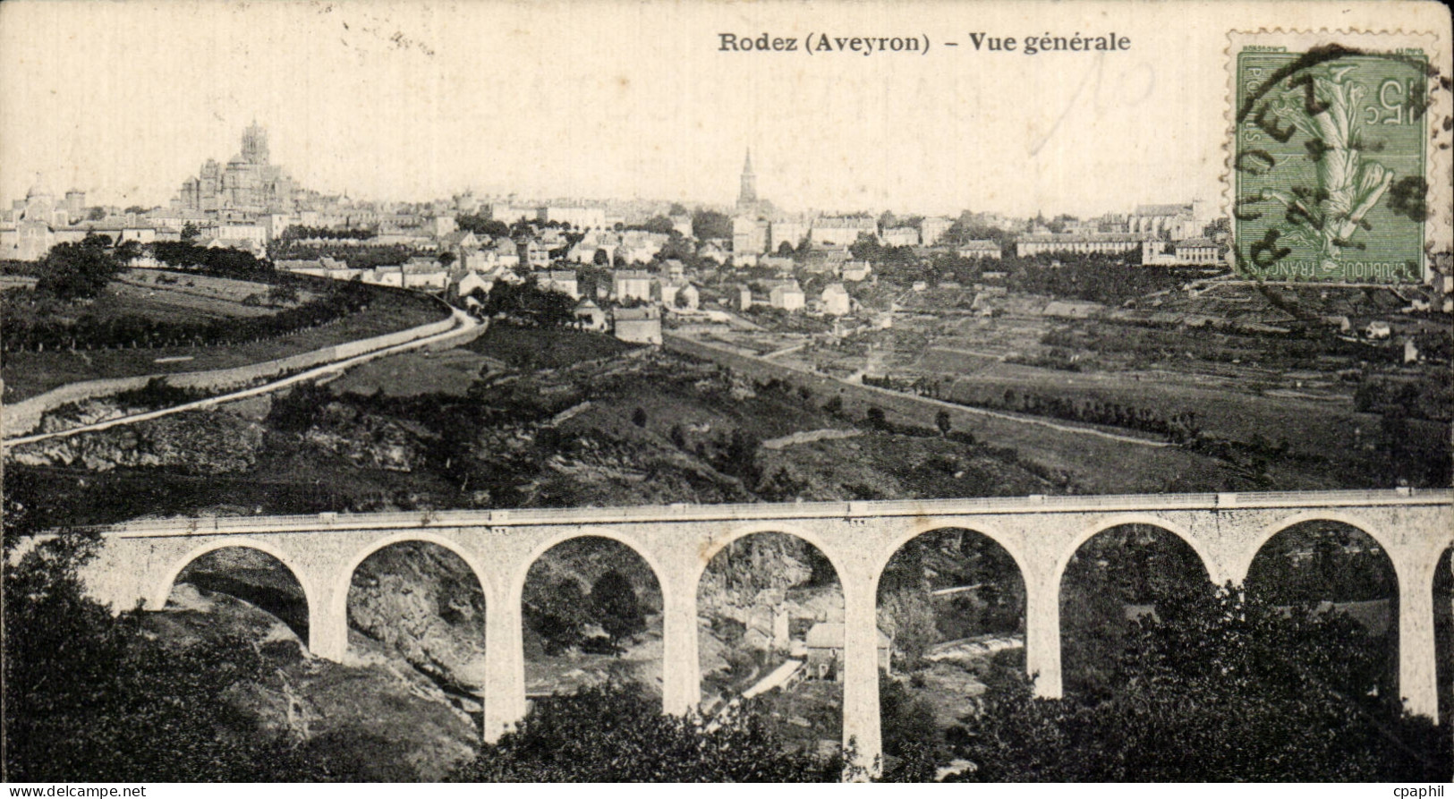 Rodez CPA Vue generale