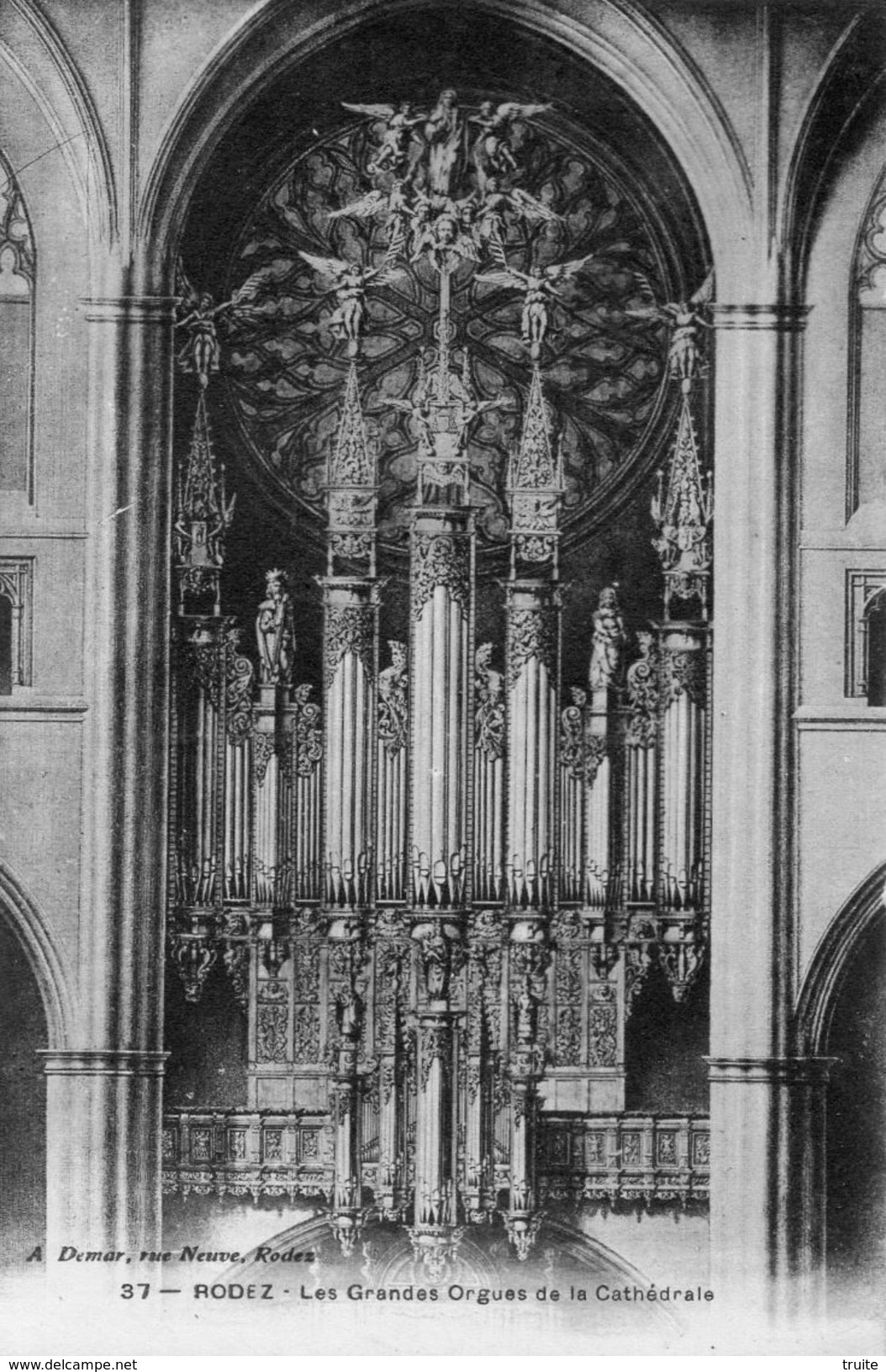 RODEZ LES GRANDES ORGUES DE LA CATHEDRALE