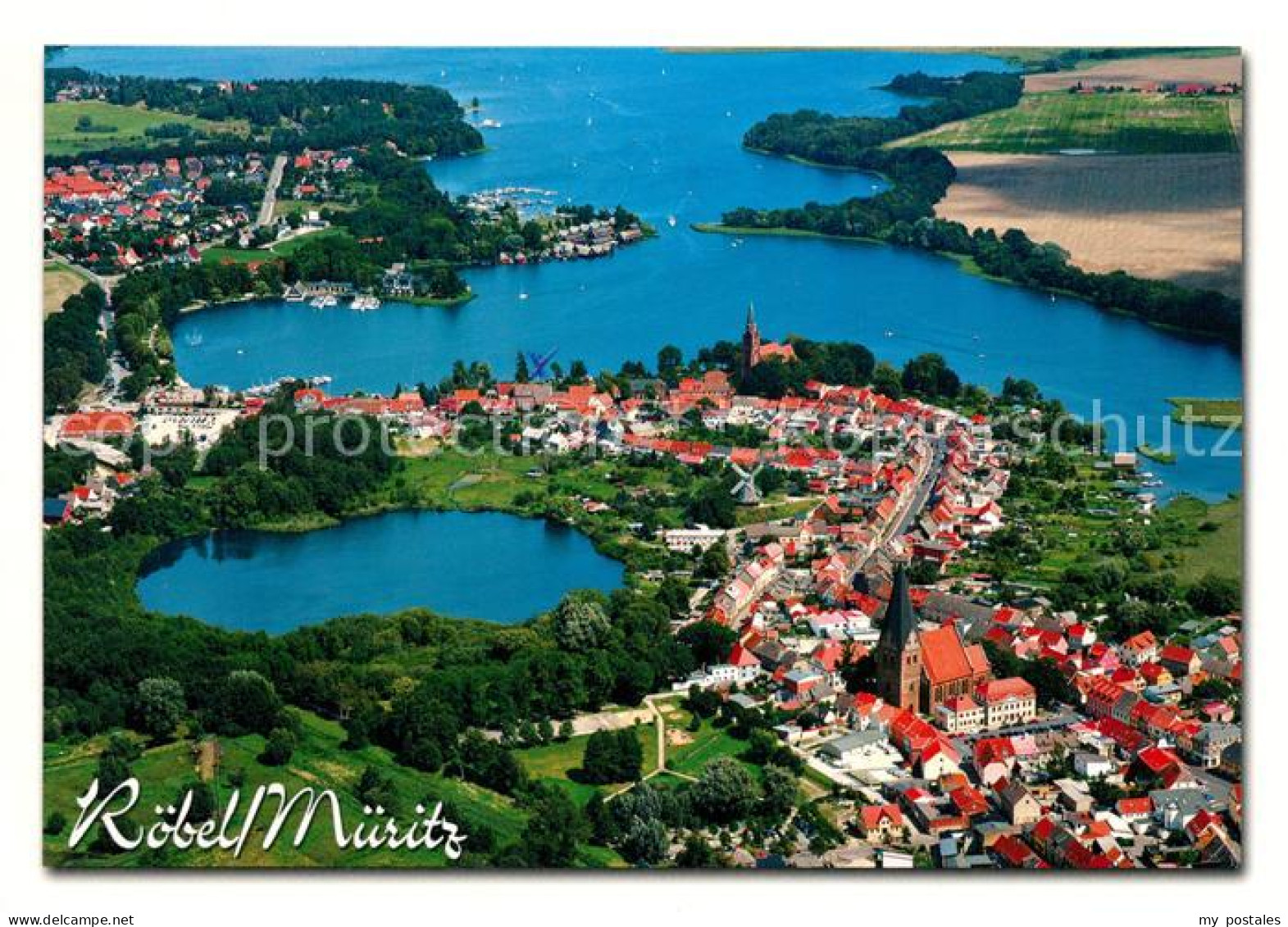 Roebel Mueritz Fliegeraufnahme