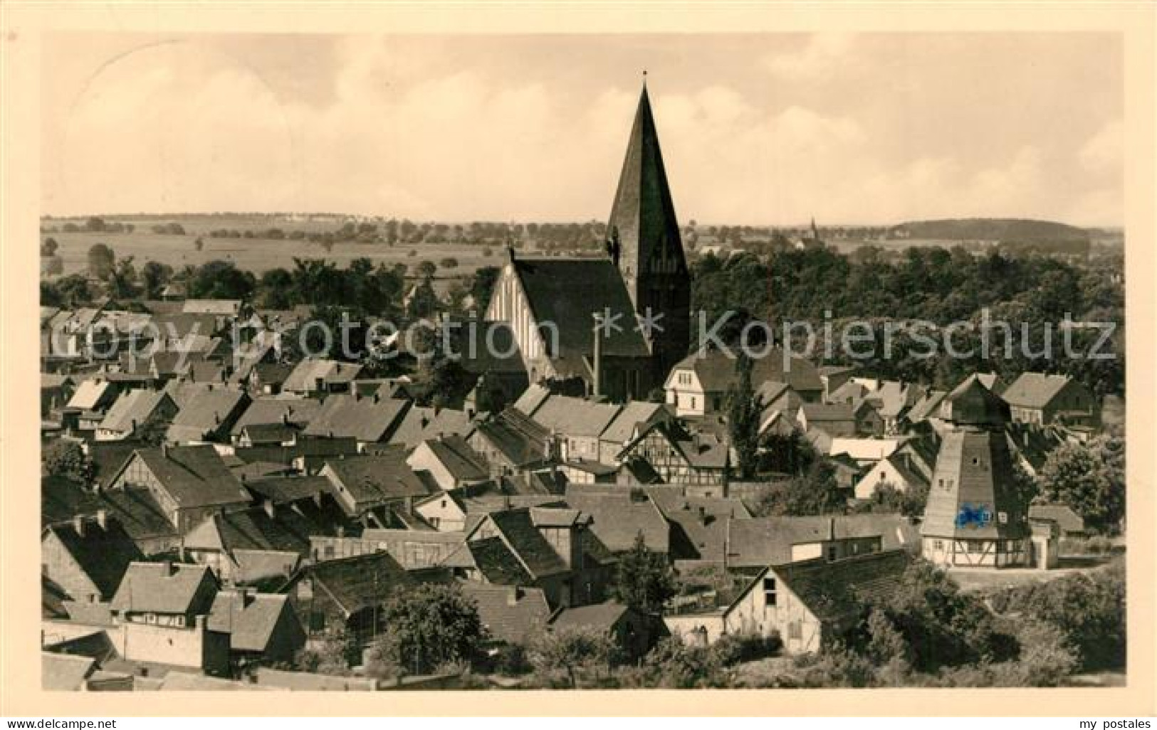 Roebel Mueritz Kirche Panorama