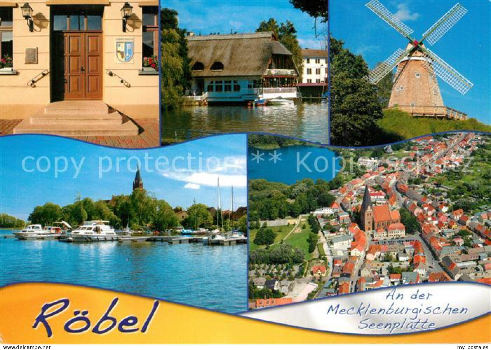 Roebel Mueritz Windmuehle Fliegeraufnahme
