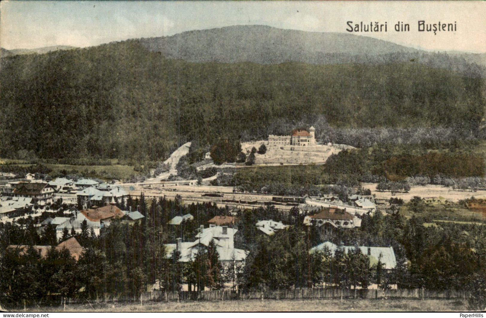 Roemenië Romania - Bușteni - Salutări din Bușteni