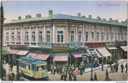 Galaţi - Piaţa Regala - & tram, hotel