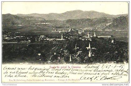 Sonde de petrol la Campina - & oil, industry