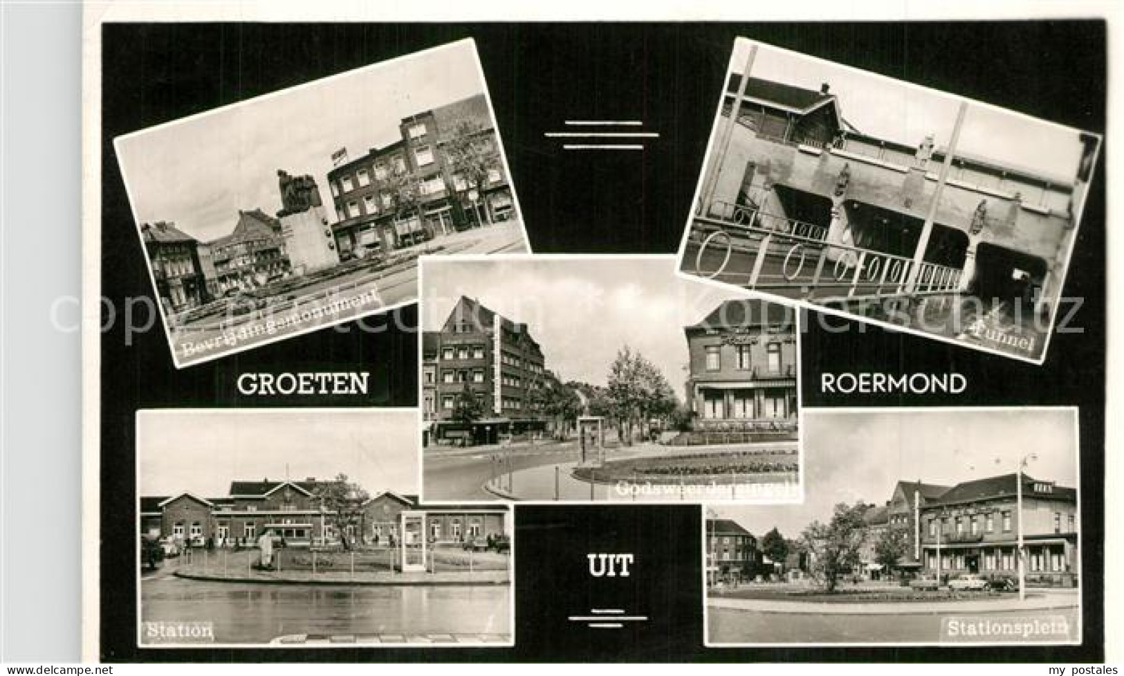 Roermond Bevrljdingamonument Tunnel Station Stationsplets