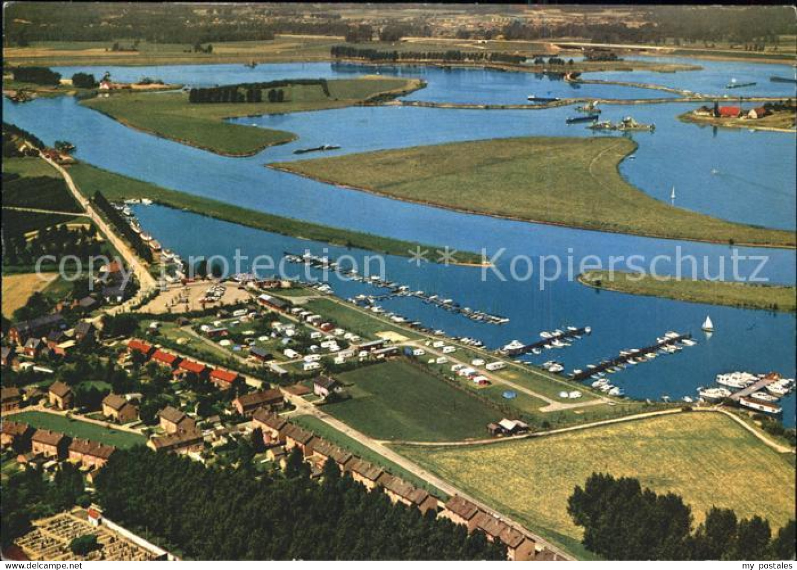 Roermond Fliegeraufnahme Jachthaven Rosslag