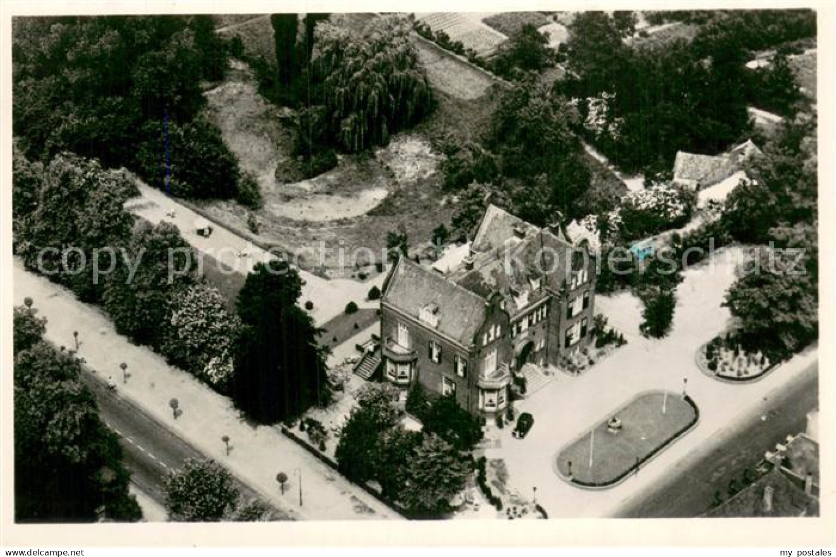 Roermond NL Hotel Restaurant Kissels Fliegeraufnahme