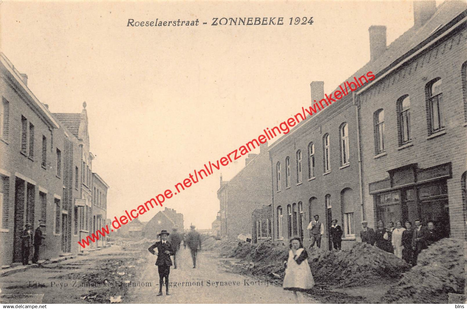 Roeselaerstraat - 1924 - Zonnebeke