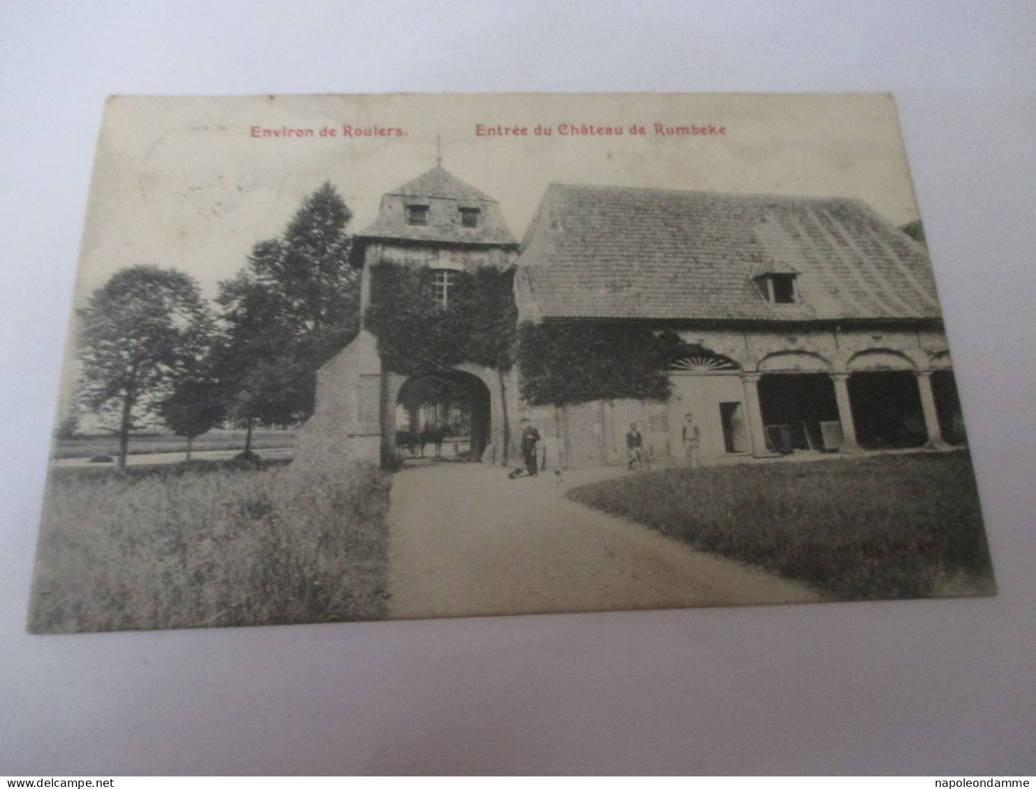 Roeselare, Entree du Chateau de Rumbeke