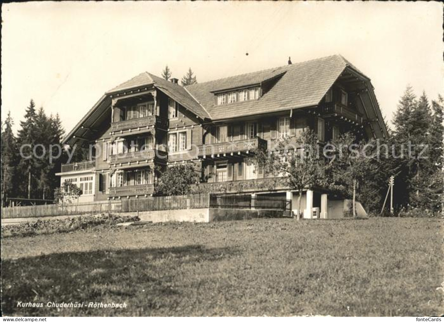 Roethenbach Emmental Kurhaus Chuderhuesi
