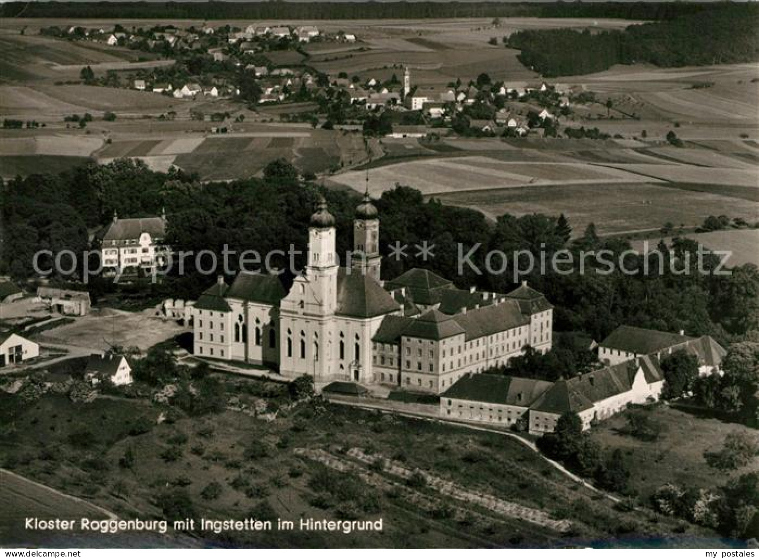 Roggenburg Schwaben Kloster Fliegeraufnahme