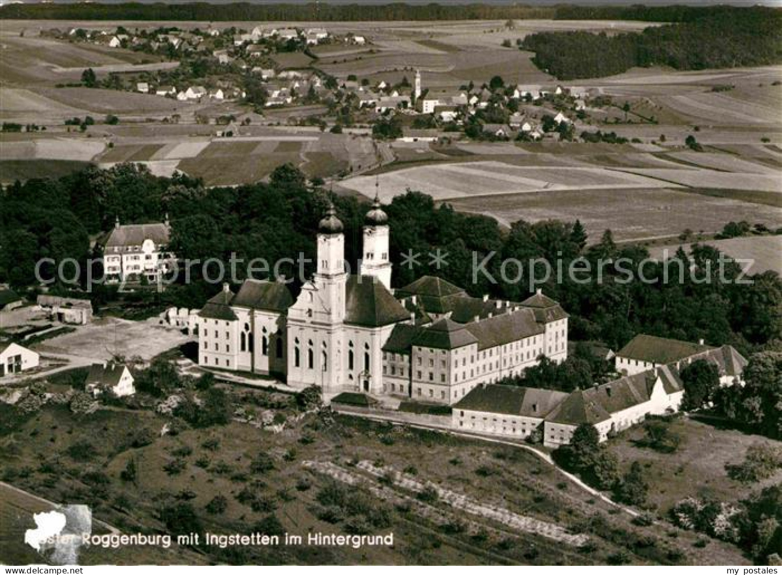 Roggenburg Schwaben Kloster Roggenburg Ingstetten Fliegeraufnahme