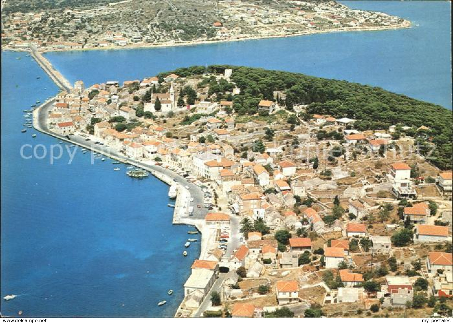 Rogoznica Kroatien Fliegeraufnahme