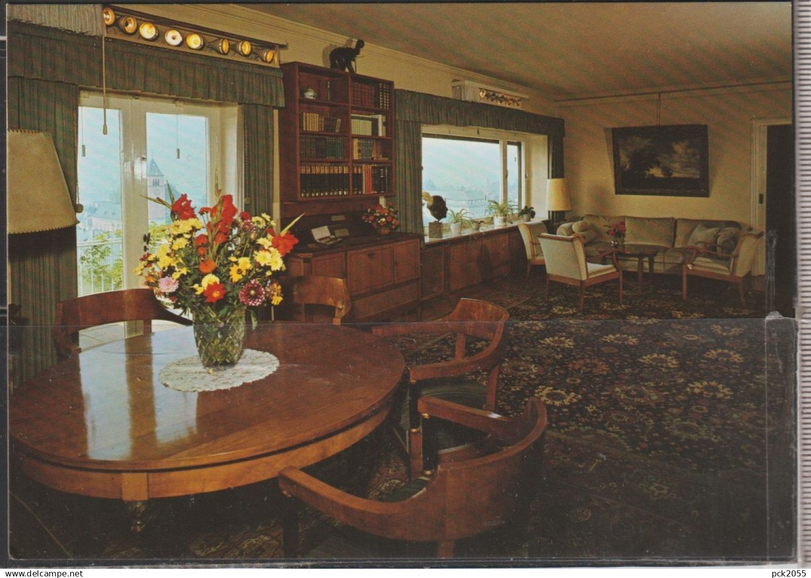 Röhndorf -Bundeskanzler -  Adenauer - Haus - Innenansicht des Wohnhauses - nicht gelaufen  ( AK 6375)