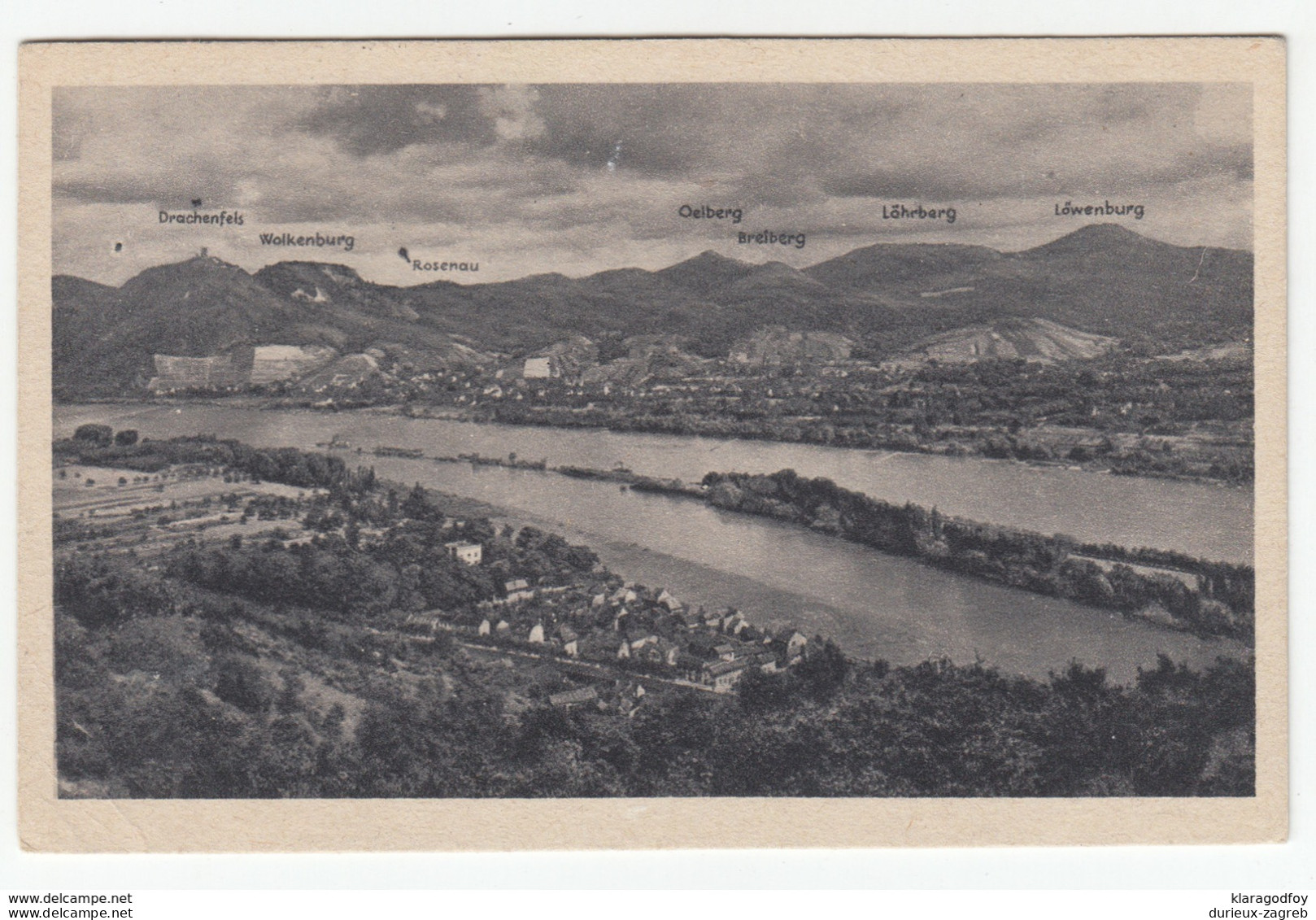 Rohndorf old postcard travelled 1945 b181025