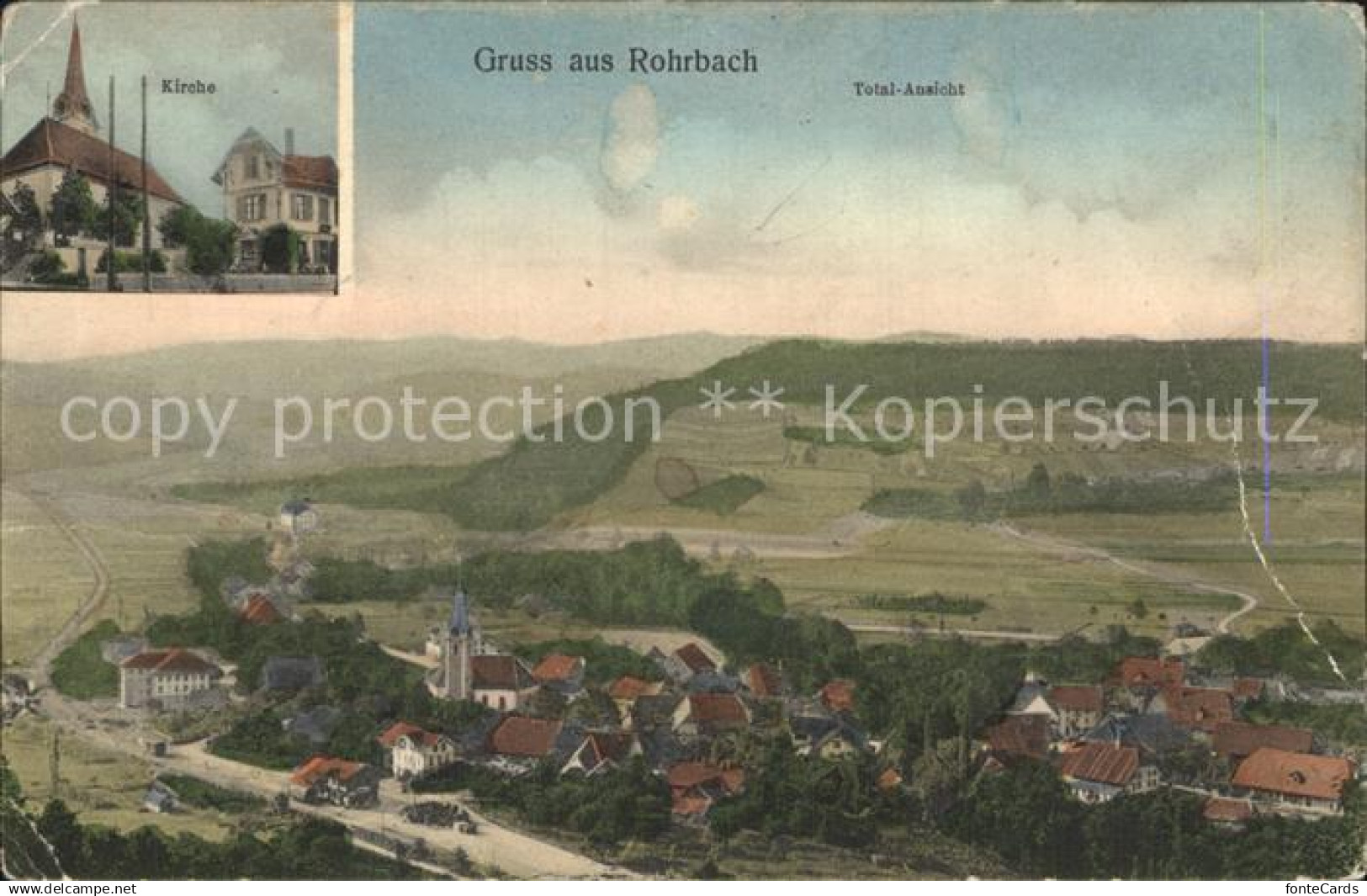 Rohrbach Aarwangen Kirche Panorama