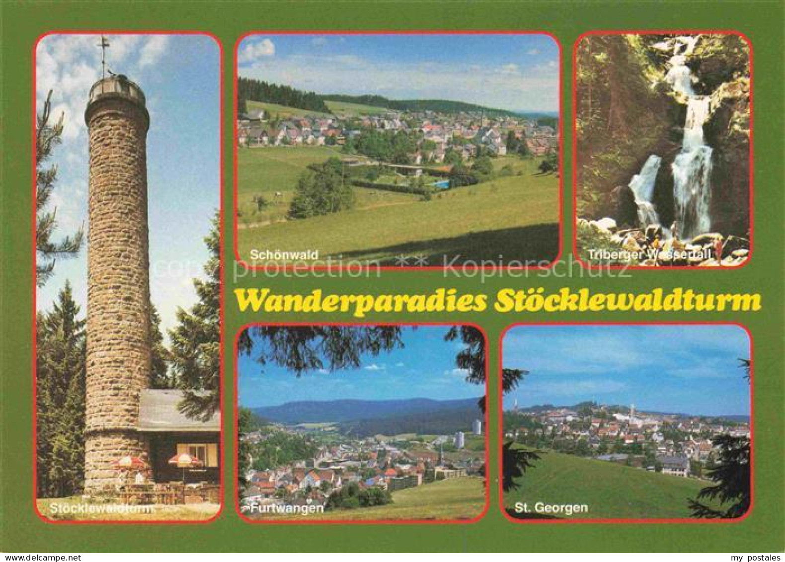 Rohrbach Furtwangen BW Stoecklewaldturm Schoenwald Triberg-Wasserfall Furtwangen