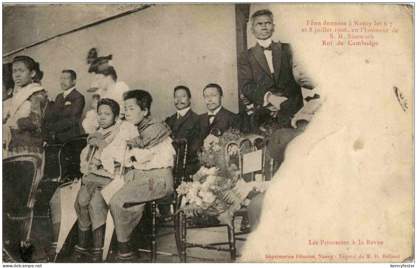 Roi de Cambodge Fetes donnes a Nancy 1906