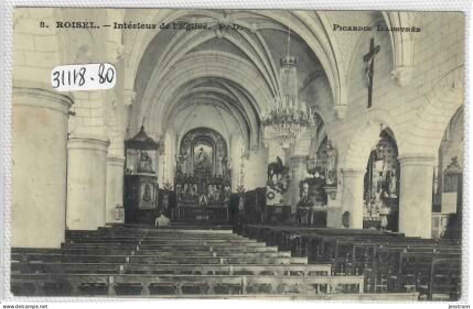 ROISEL- INTERIEUR DE L EGLISE