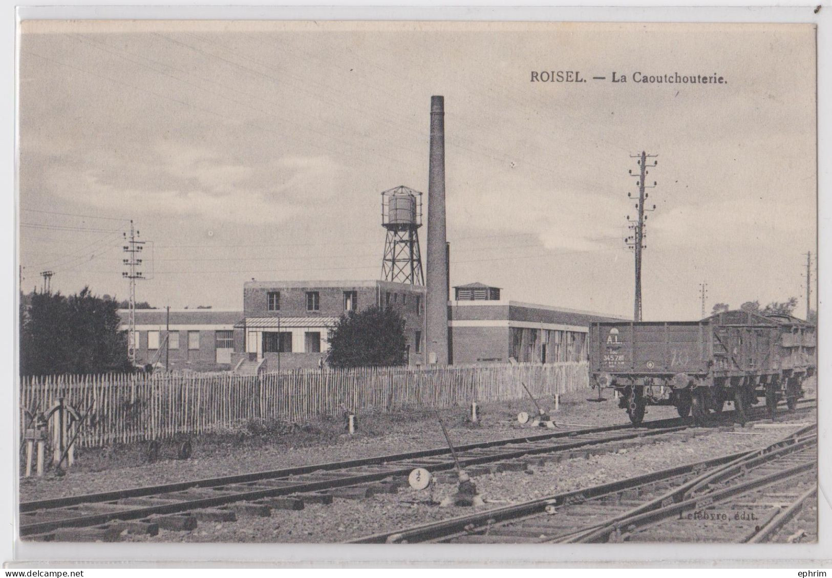 Roisel La Caoutchouterie Voie Ferrée