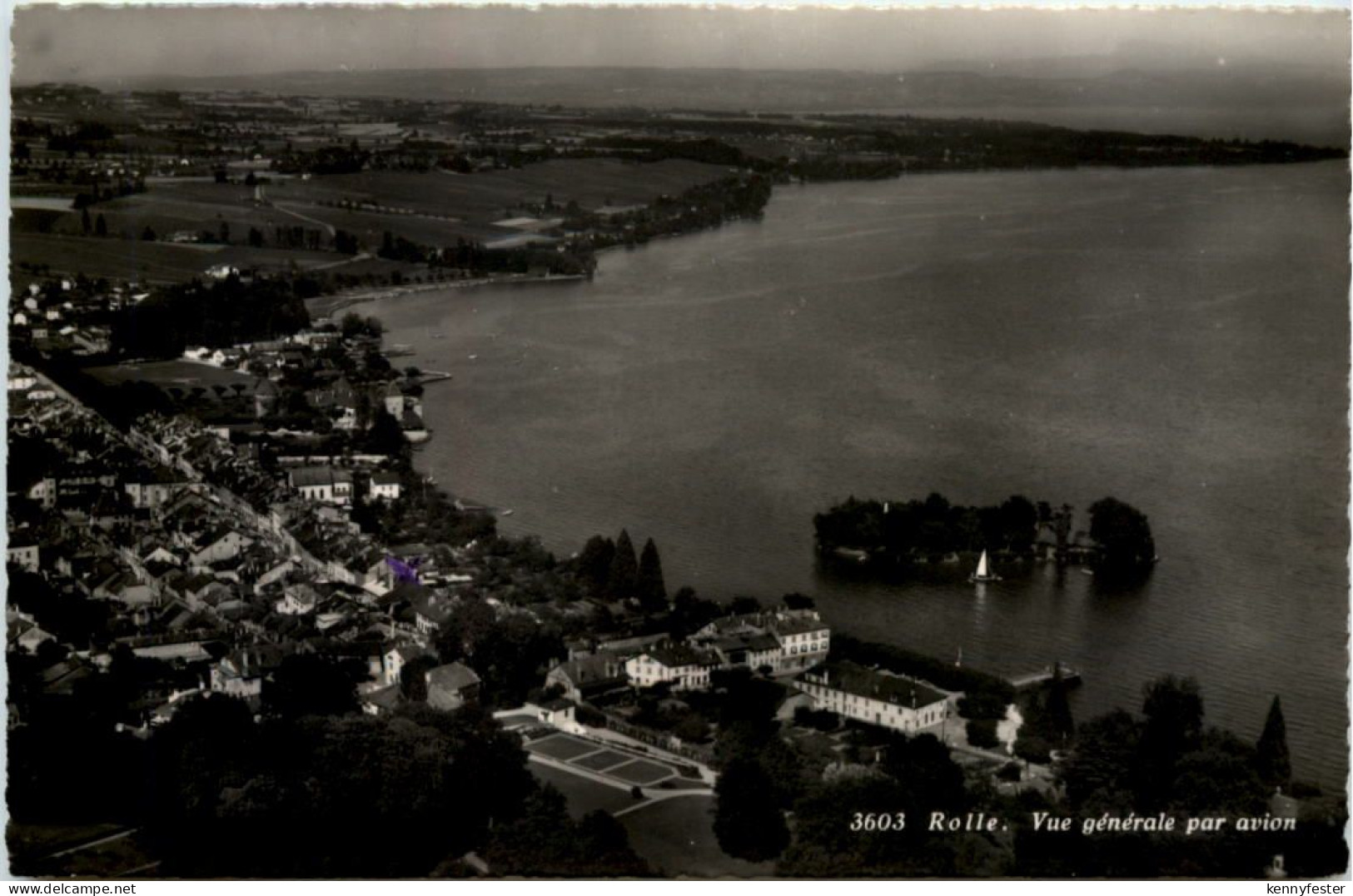 Rolle, Vue generale par avion