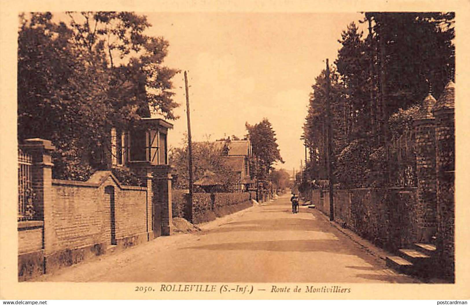 ROLLEVILLE (76) Route de Montivilliers - Ed. Mellet 2050