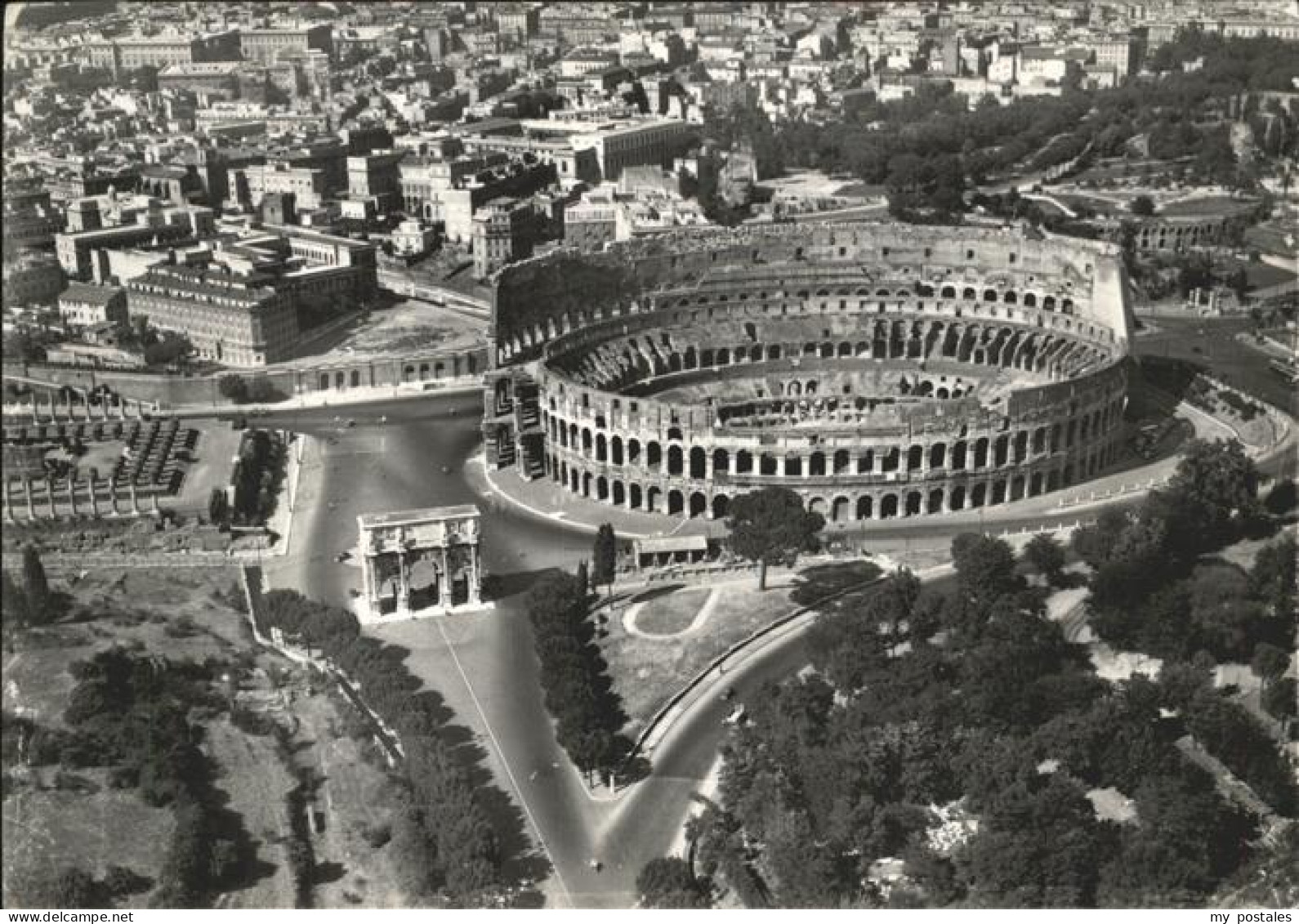 Rom Roma Il Colosseo vista aerea Kolosseum