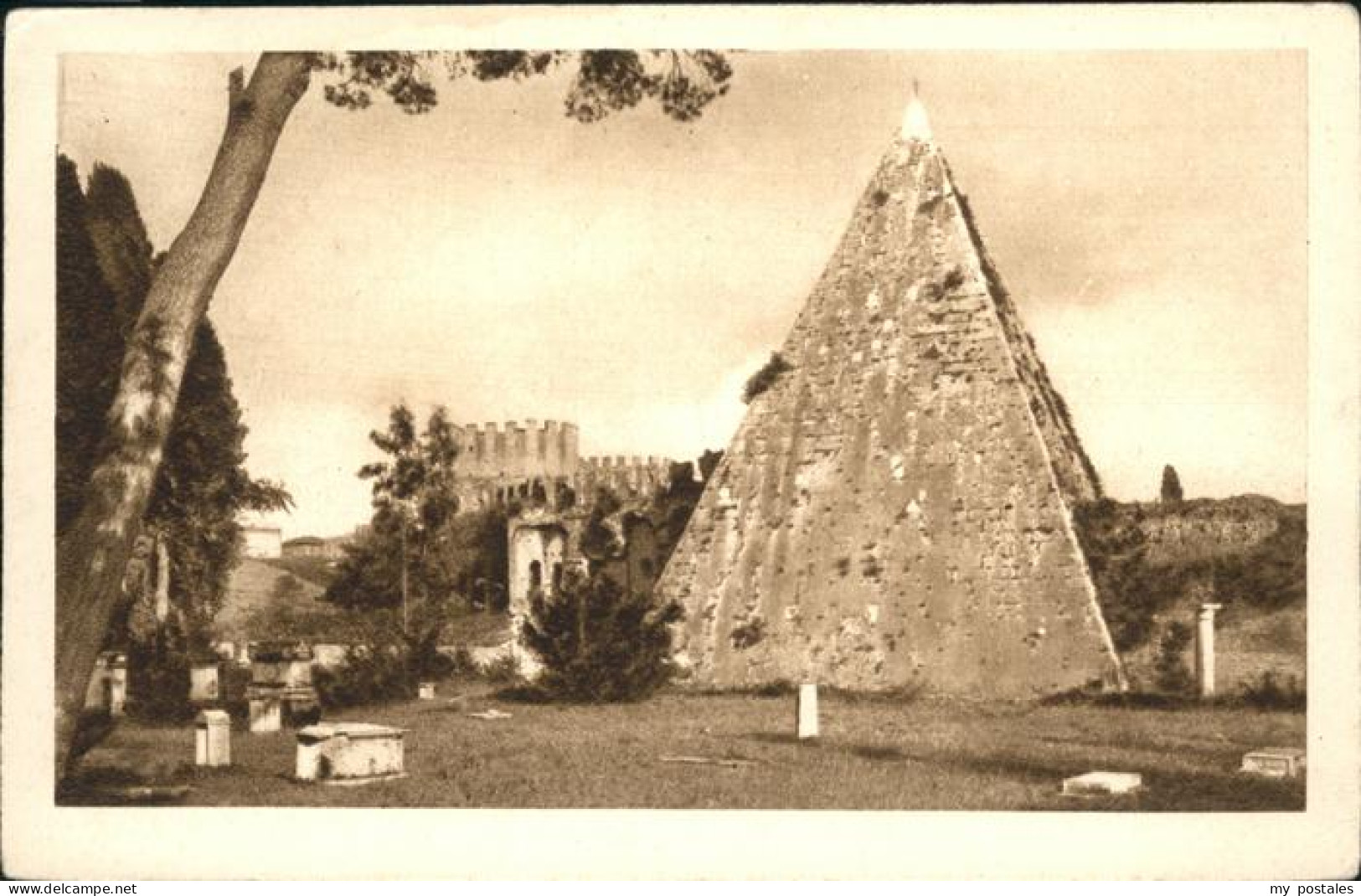 Rom Roma Piramidi Caio Cestio