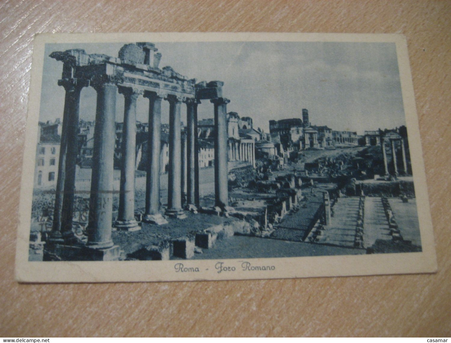 ROMA Foro Romano postcard slight folded ITALY Italia