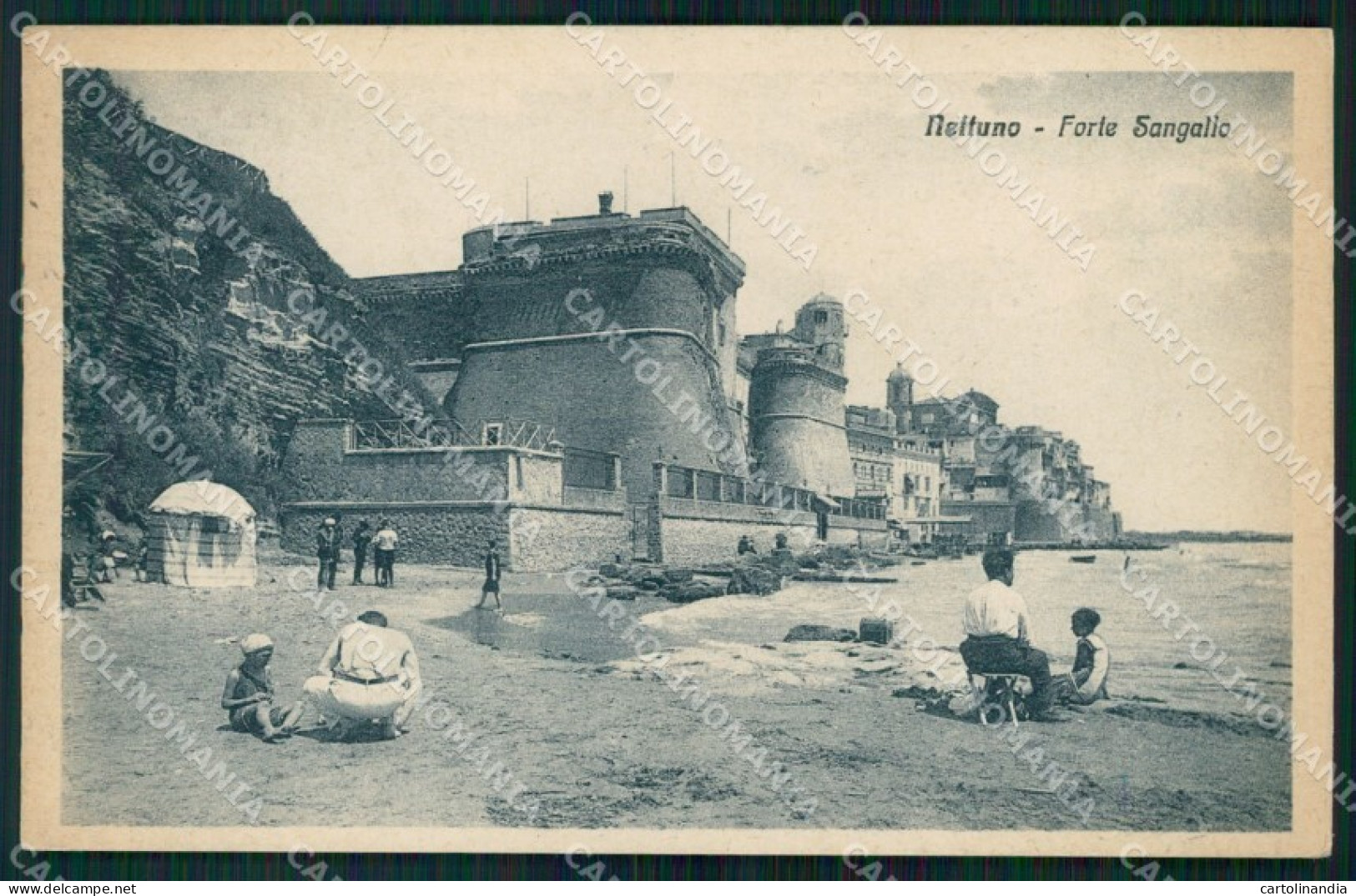 Roma Nettuno Forte San Gallo cartolina KF2410