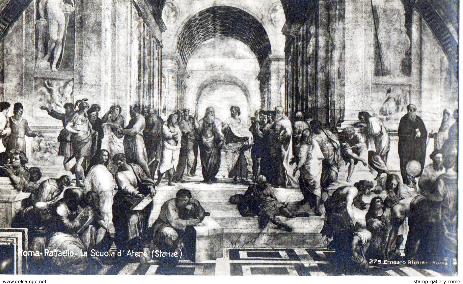 Roma – Raffaello: La Scuola di Atene (Stanze Vaticane) – Ed. Ernesto Richter