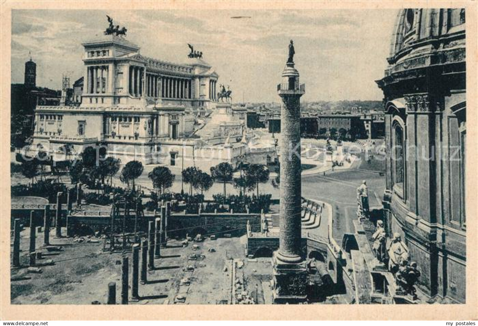 Roma Rom Il Foro Traiano Altare della Patria ed il Campidoglio veduti dall Hotel