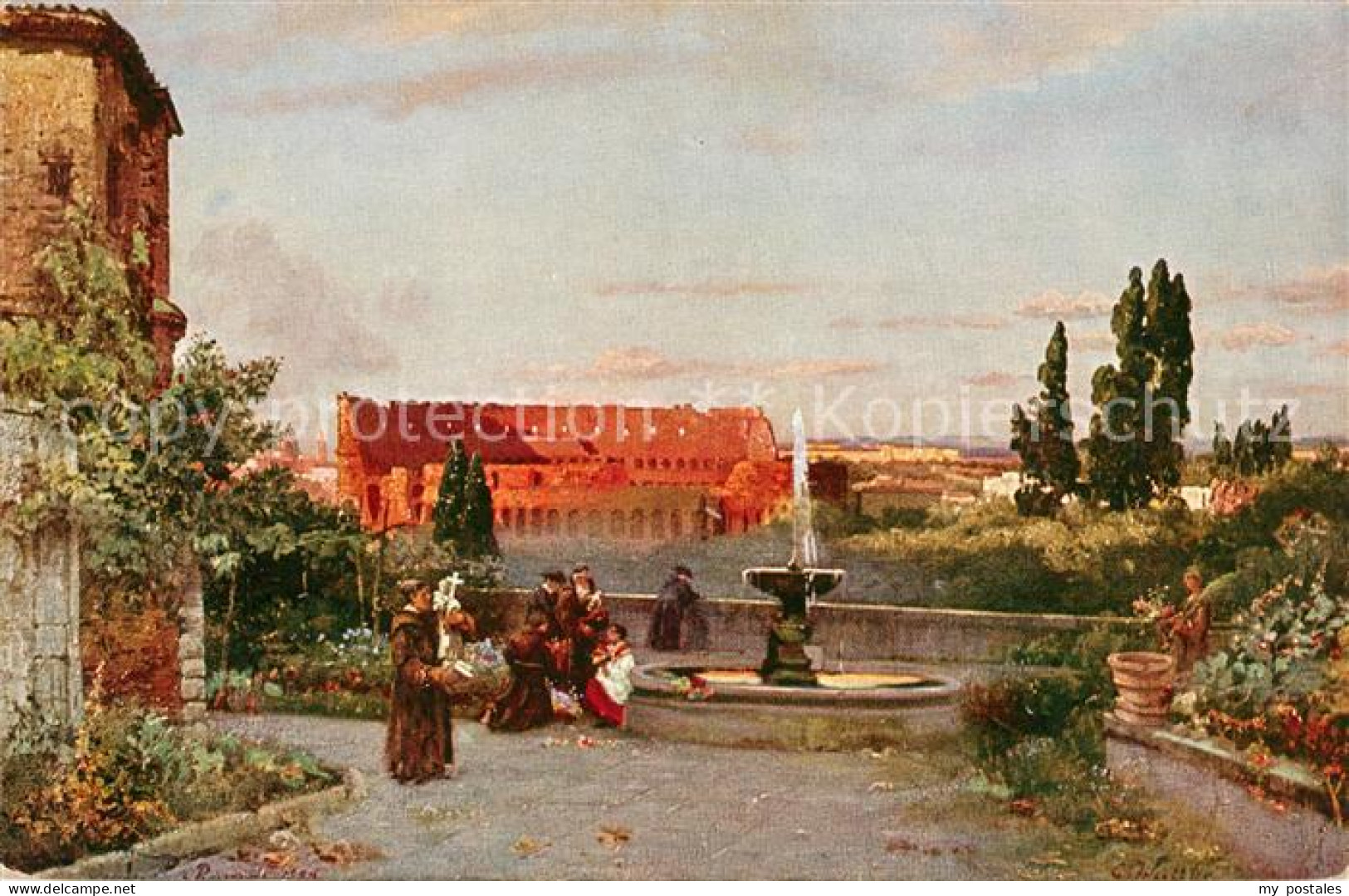 Roma Rom Kolosseum Kloster Bonaventura