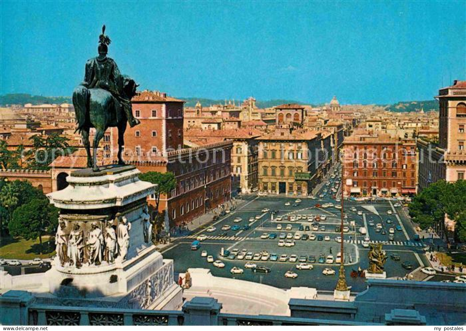 Roma Rom Piazza Venezia dall Altare della Patria