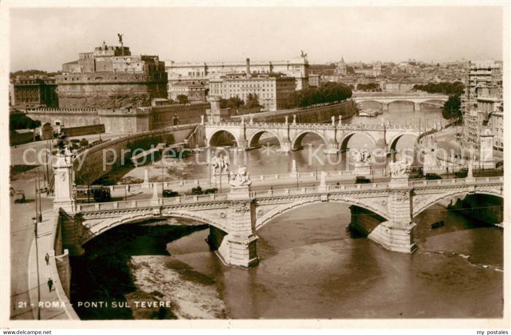 Roma Rom Ponti sul Tevere