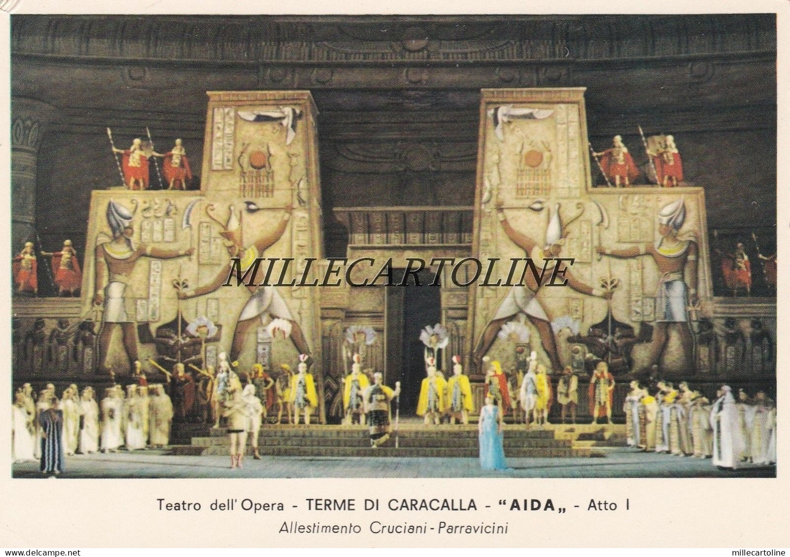 ROMA: Terme di Caracalla - Teatro dell'Opera "Aida"- atto I