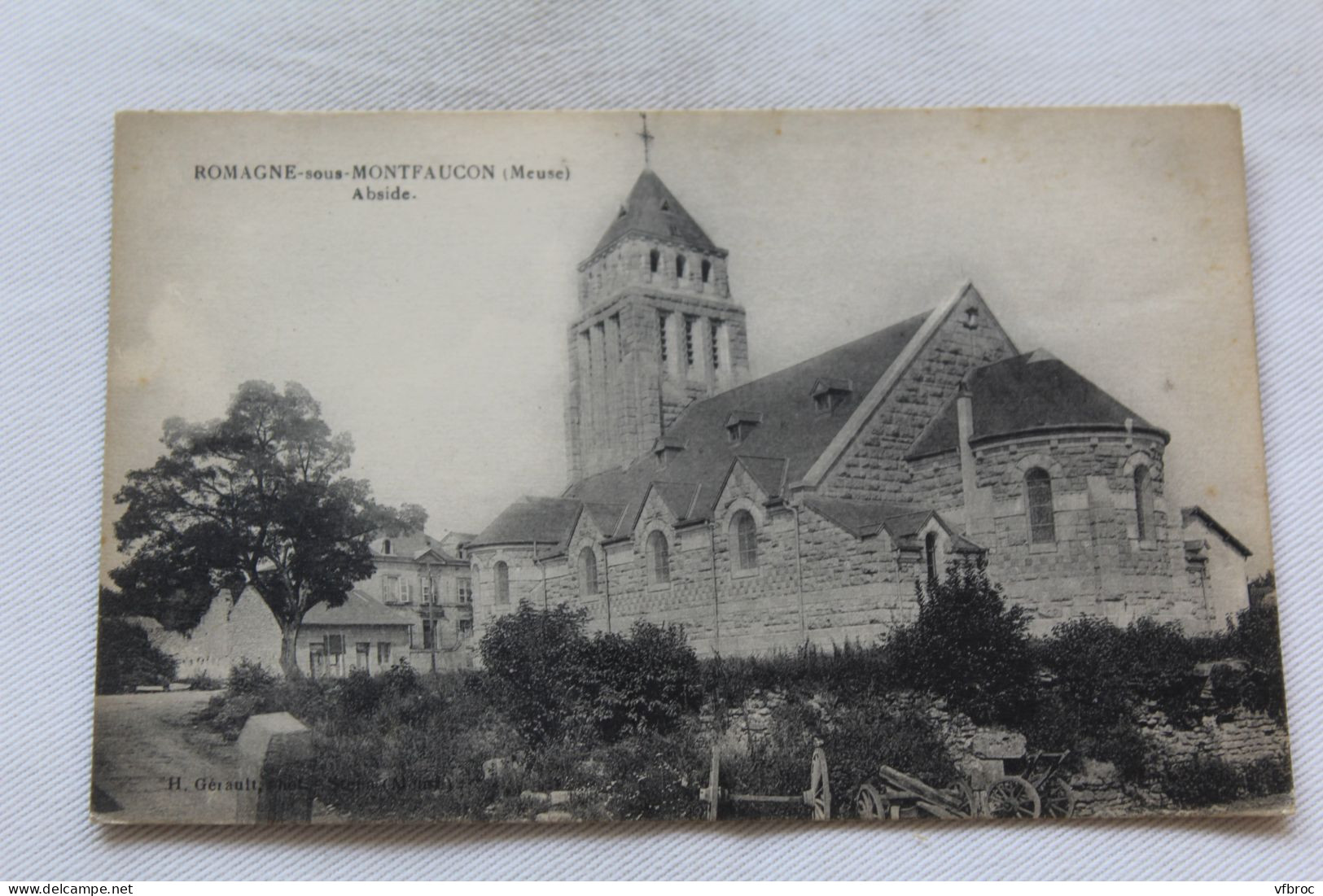 Romagne sous Montfaucon, abside, Meuse 55