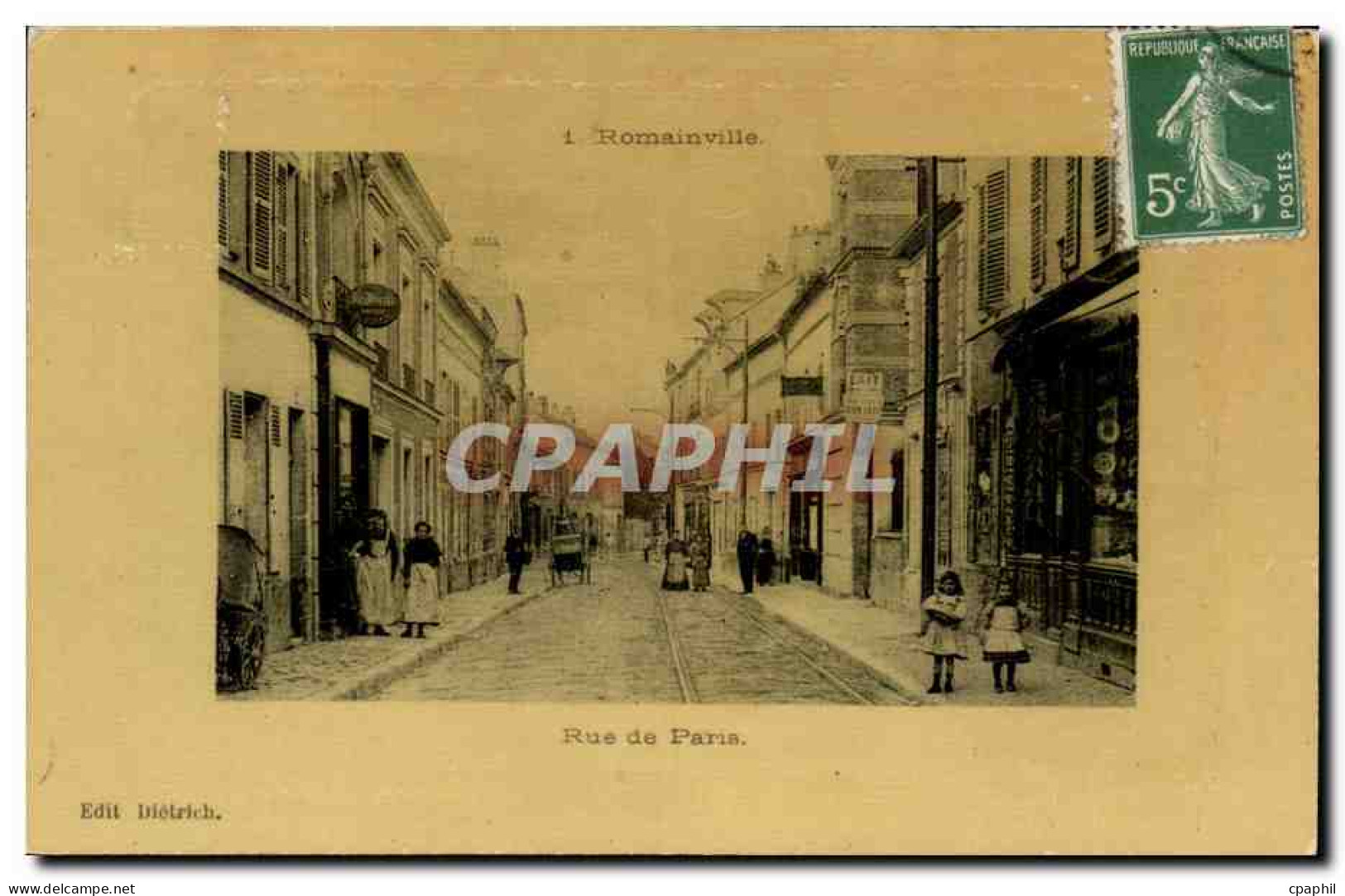 Romainville CPA Rue de Paris