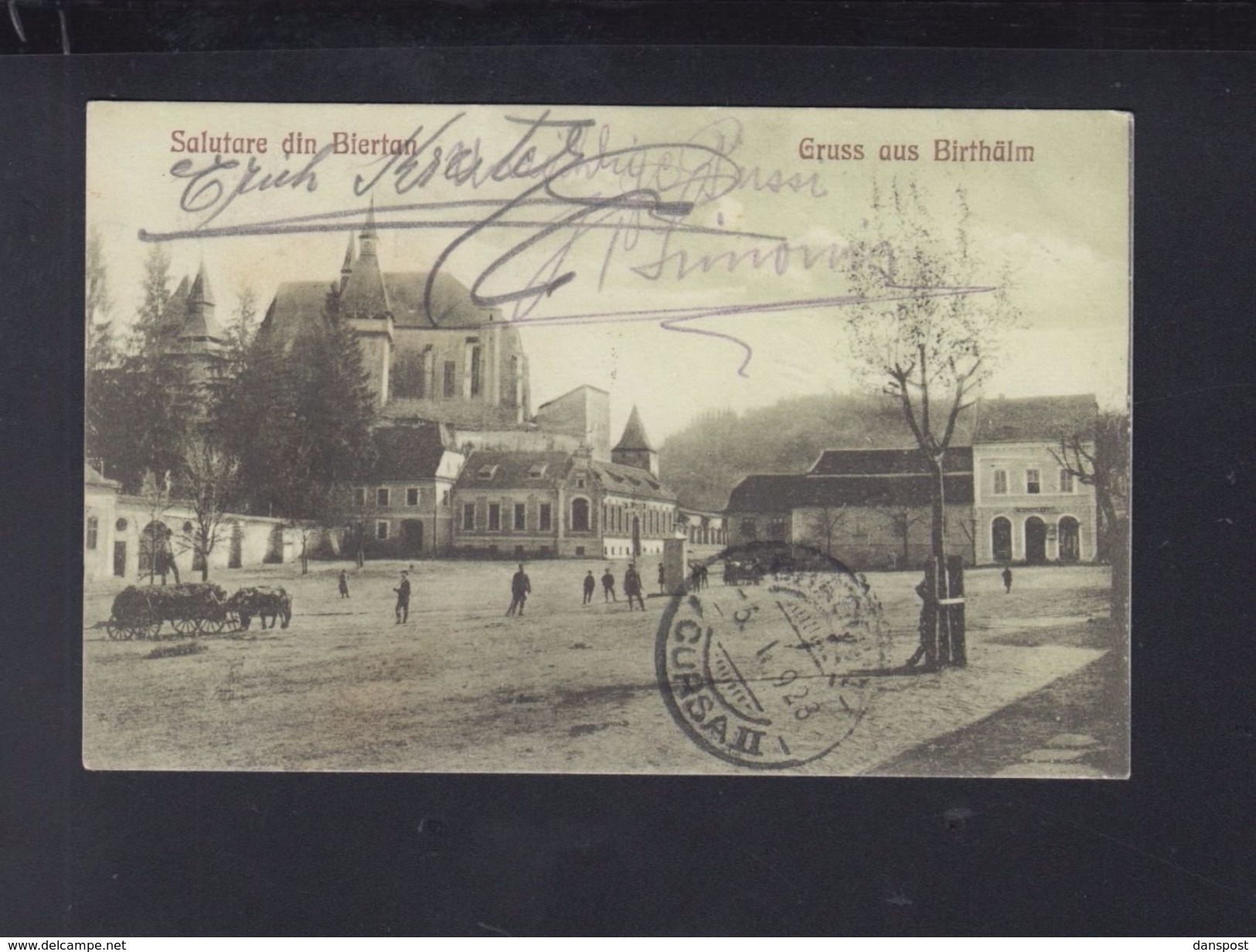 Romania PPC Biertan 1928
