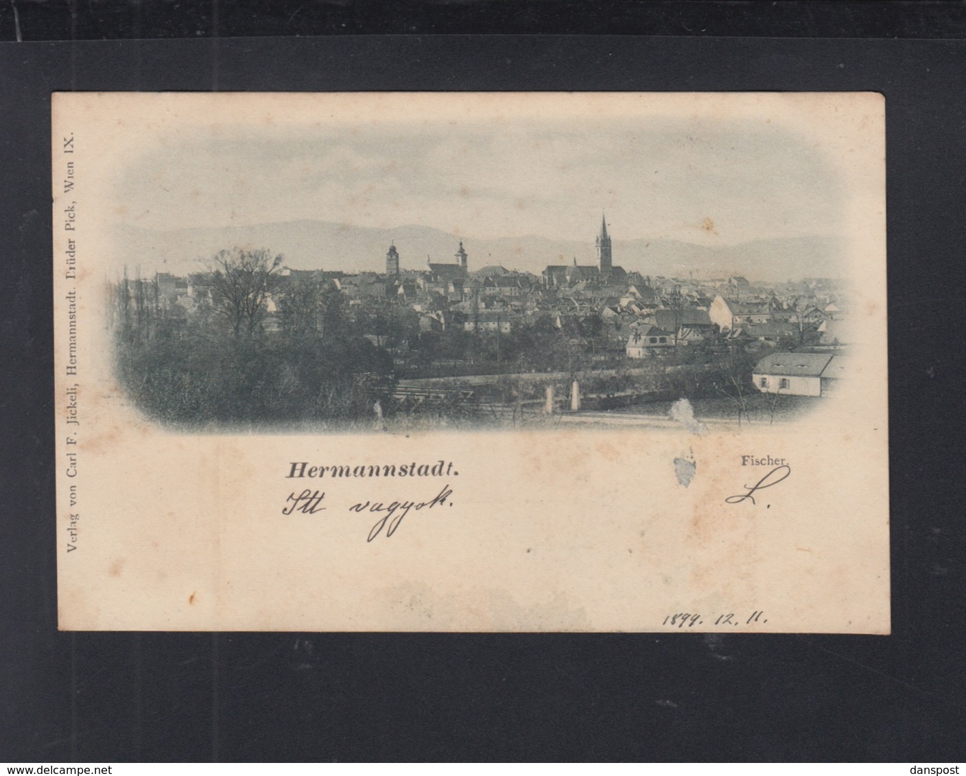 Romania PPC Hermannstadt 1899