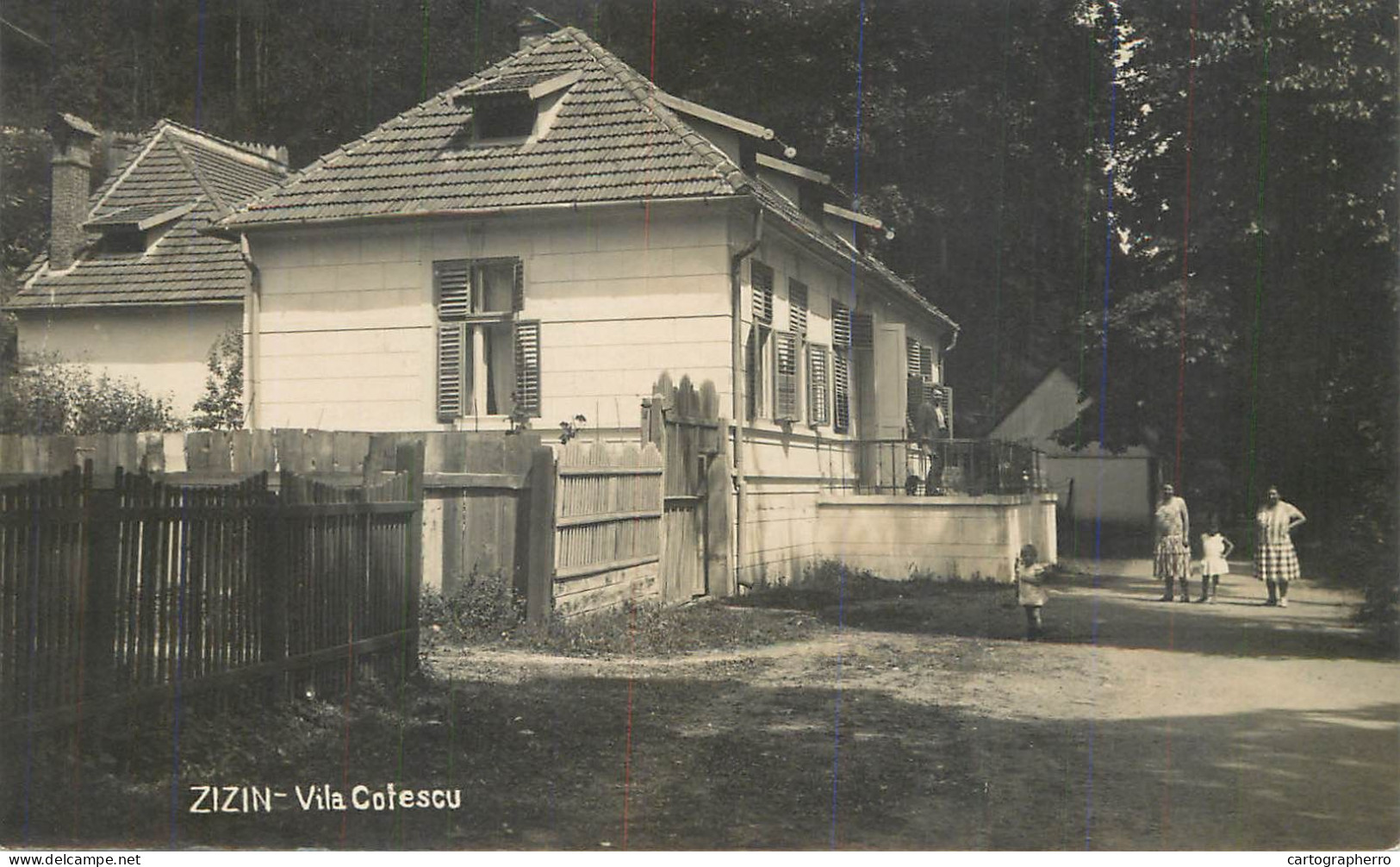 ROMANIA ZIZIN 1928 Vila Cotescu - Balneoclimateric Resort sent to Lucie STINGHE Directoarea Scoala Comerciala BRASOV