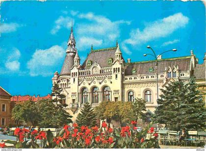 Carte Postale - Roumanie - Oradea - Biblioteca municipiului - Romania - Rumania - CPM - Etat froissure visible - Voir Sc