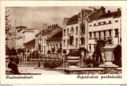 Roemenië Romania - Szatmárnémeti - Árpád-utcai parkrészlet
