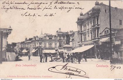 ROMANIA - Constanta, Piata Jndependentei 1903