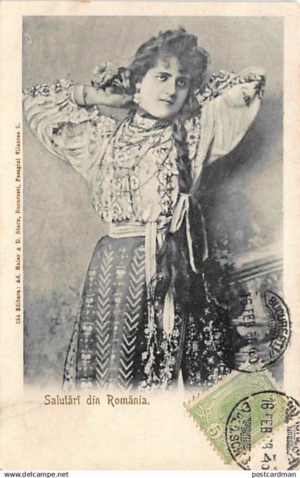 Romania - Greetings from Romania - Woman posing