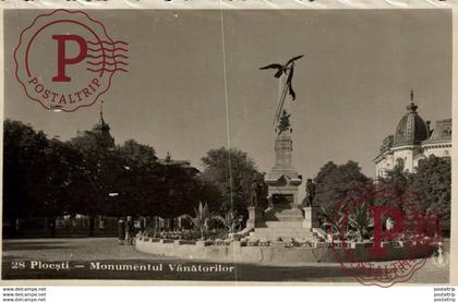RUMANIA // ROMANIA. PLOESTI. MONUMENT VANATORILOR