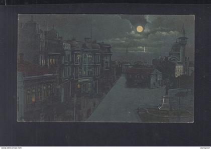 Rumänien Romania AK Constanta by night 1925